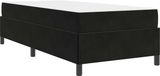 vidaXL Bedframe Black 80 x 200 cm Fabric