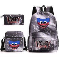 SZSMART Rugzak SZSMART MODEL gemodelleerd gemodelleerd Driedelige Student Poppy Speeltas Set