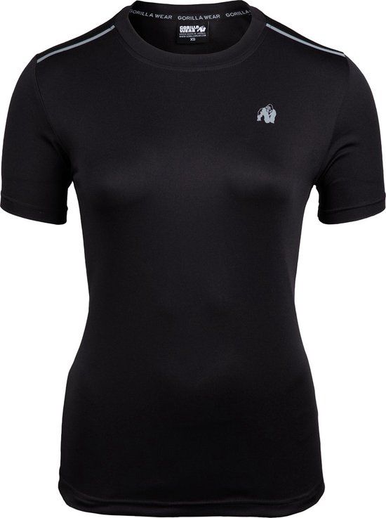 Gorilla Wear Mokena T-shirt - Zwart - Dames - Maat S