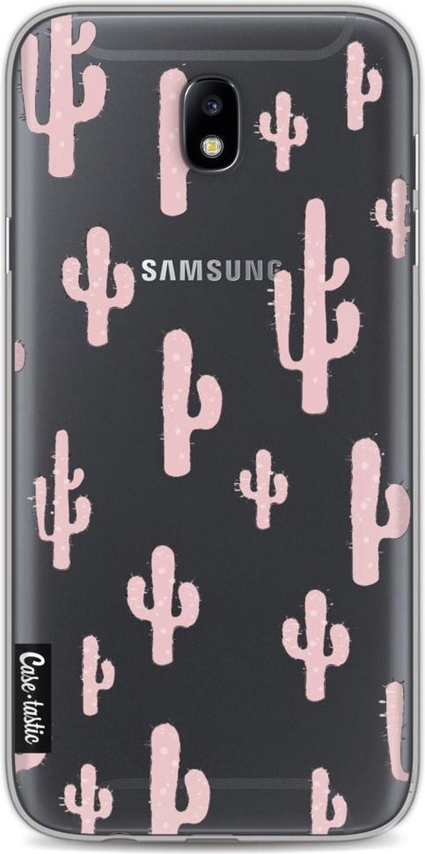 Casetastic Samsung Galaxy J7 (2017) hoesje American Cactus Pink Smartphone Hoesje softcover case