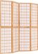 vidaXL Kamerscherm inklapbaar 4 panelen Japanse stijl 160x170 cm Hout Naturel