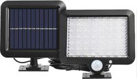Lampe à détecteur de mouvement solaire sans marque - 56 LED - Noir