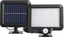 Lampe à détecteur de mouvement solaire sans marque - 56 LED - Noir