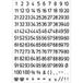 HERMA Numbers 5mm 1-100 weatherproof film transparent black 2 sh.