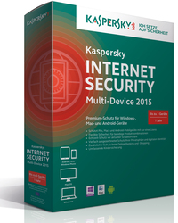 Kaspersky Internet Security 2015 | 3 Users | 1 Year - German