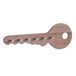 Zeller Present 13590 Sleutelrek Aluminium, Bamboe, Zilver, Hout 6 Haken 350 x 40 x 125 mm