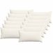 vidaXL - Kussensloop - 12 stuks - HEERLEN - Crèmekleurig - 40 x 80 cm - corduroy