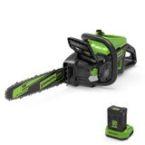 Greenworks GD60CS40 60V Accu Kettingzaag 40 cm Zwart/Groen