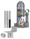 alca® Set de cric hydraulique 3 t, incl. adaptateur L, hauteur de levage 195-380 mm cric bouteille en acier en lot, cric rouleur pour voiture, voiture particulière, SUV, caravane, remorque