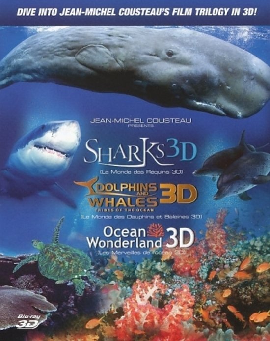 - Sharks/Dolphins & Whales/Ocean Wonderlands (3D Blu-ray) blu-ray (3D)