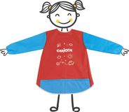 Carioca Apron Waterproof 5-8 y/o schilderschort Kinderen Blauw, Rood
