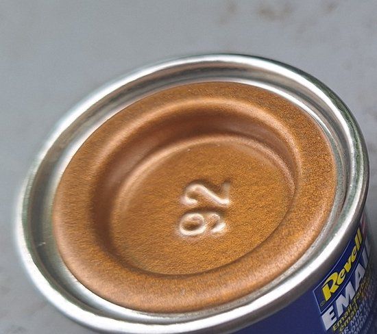 Revell #92 Brass - Metallic Enamel Paint - 14ml