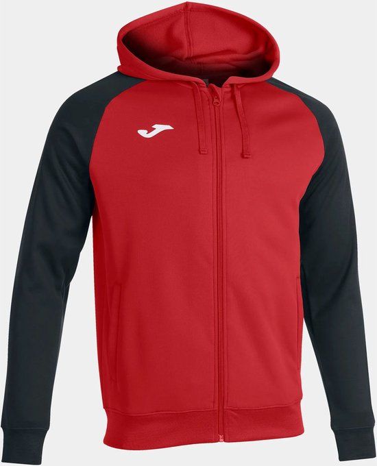 Joma Academy IV Men's Jacket with Hood - Red/Black | Size: 3XL