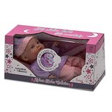 Tachan 772T00407 Pop met paarse kleding, zacht lichaam 30 cm en geluiden