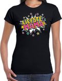 Bellatio Decorations Liefste mama t-shirt zwart met gekleurde letters voor dames - verjaardag / Moederdag - cadeau / bedank shirt S