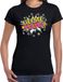 Bellatio Decorations Liefste mama t-shirt zwart met gekleurde letters voor dames - verjaardag / Moederdag - cadeau / bedank shirt S