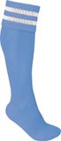 PROACT® Sportsokken Met Contraststrepen PA015 - Sporty Sky Blue / White - 43/46 EU