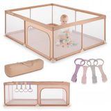 Sun Baby Kinderbox met roze handvat 150x200 cm 0-2 jaar Zalm