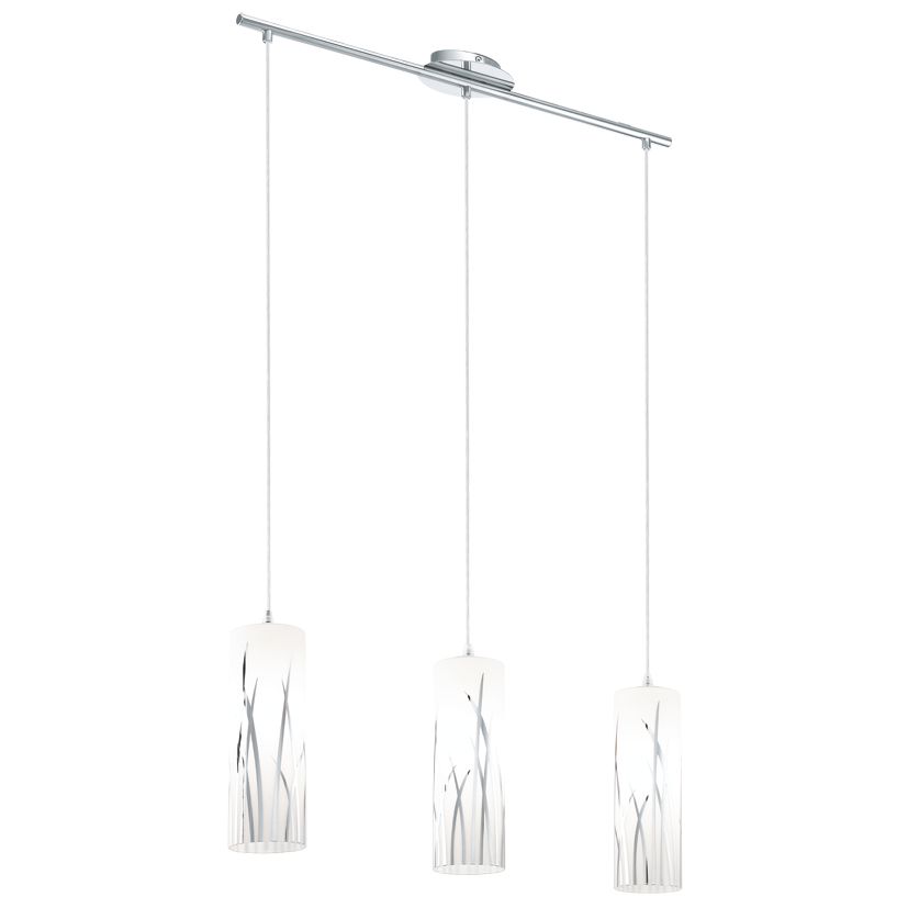 EGLO Rivato Plafondlamp - Wit, Chroom - E27 - 70.5 cm