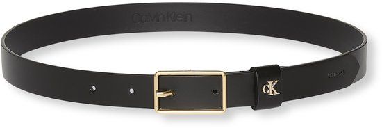 Calvin Klein Riemen Imitatieleer Vrouwen Broekriem Lente/Zomer Zwart