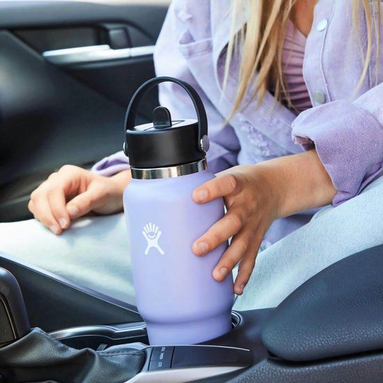 Hydro Flask Thermosfles Wide Straw 945ml - Agave Groen