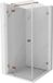 Mexen Lunar T cabine de douche battante gauche 110 x 110 cm, transparent, or rose