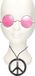 Smiffys Hippie Flower Power verkleed set