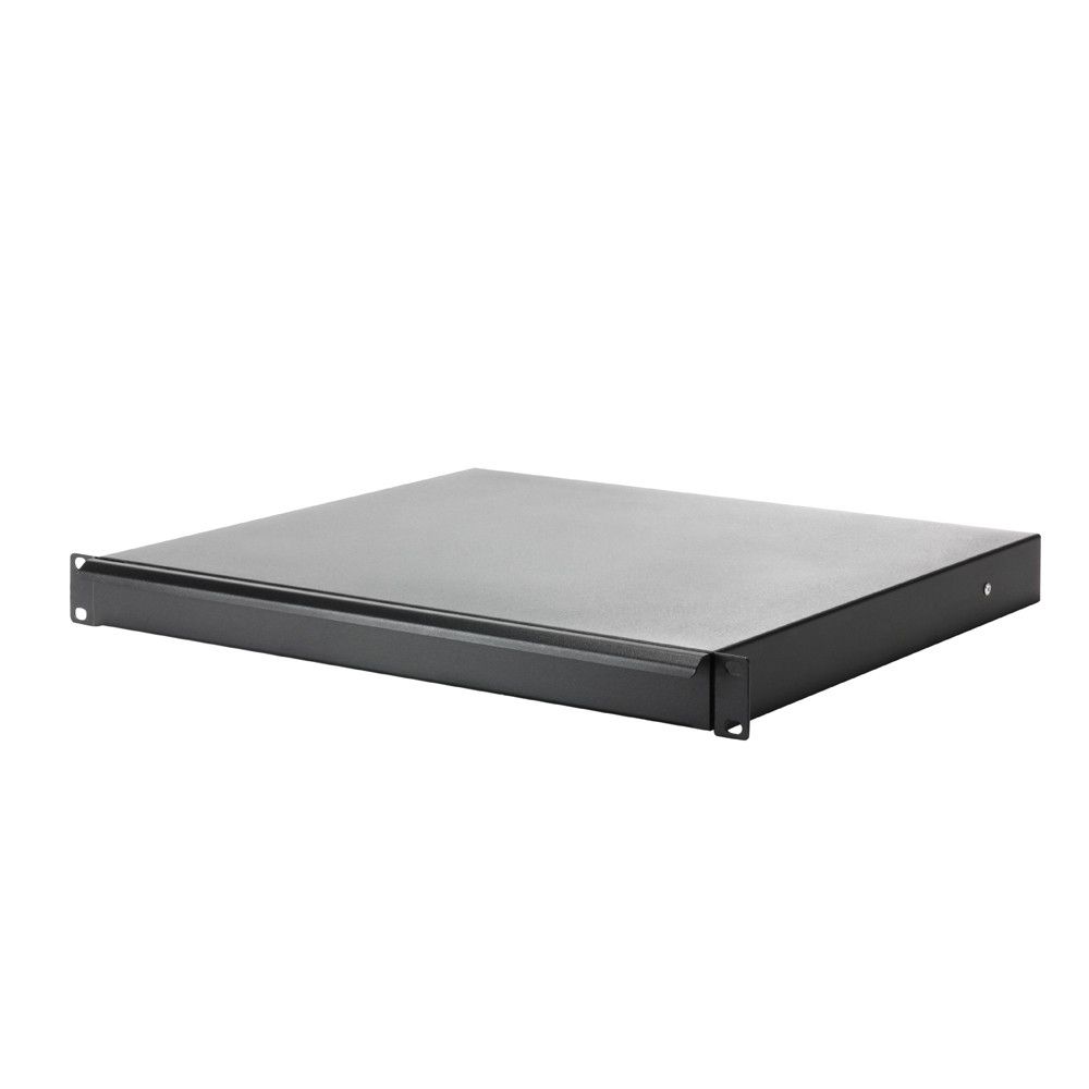 Adam Hall 87401E 19" 1U Racklade - Steel - Black
