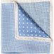 OLYMP Pochet blauw, Effen