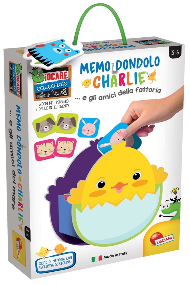 Liscianigiochi Memo Dondolo Pippy e I Suoi Amici Della Fattoria - Educatief speelgoed - Unisex