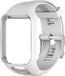 KELERINO. Siliconen bandje voor TomTom Runner 2/3 & Spark 2/3 - Wit