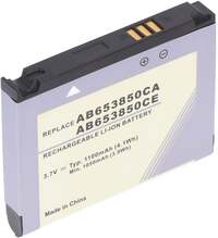 ACCUCELL AccuCell-batterij geschikt voor Samsung SGH-i900, -i900 Omnia, AB6538