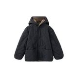 Mango Kids gewatteerde winterjas - zwart