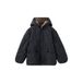 Mango Kids gewatteerde winterjas - zwart