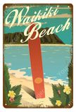 Merkloos Emaille Retro Wanddecoratie Surf Shop Aloha Hawaii