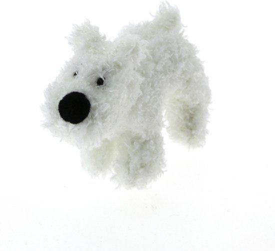 Moulinsart Bobbie het hondje van Kuifje - kleine knuffel - 8 cm