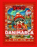 I Rico il Procione – Danimarca: Libro da colorare per bambini (5–10 anni) con rime, hygge, castelli e tradizioni danesi