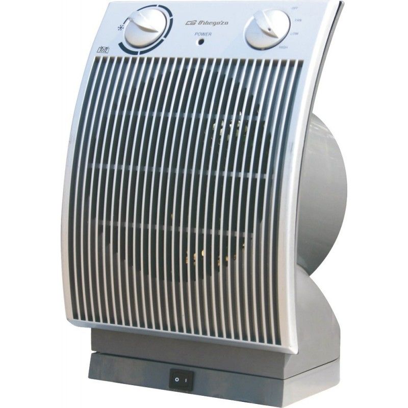 Orbegozo FH 6035 - Elektrische Ventilator Verwarming - 2200W - Zilver