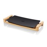 Princess Table Chef Pure Black - Gourmet Grill & Bakplaat - 6 Personen - 2200W - Bamboe
