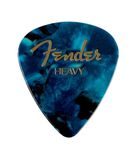 Fender 351 Vorm Premium Picks - Oceaan Turkoois - Zwaar - 12 Count Pack