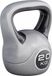 Gorilla Sports Kettlebell Trendy - Kunststof - 20 kg - Grijs - Zwart