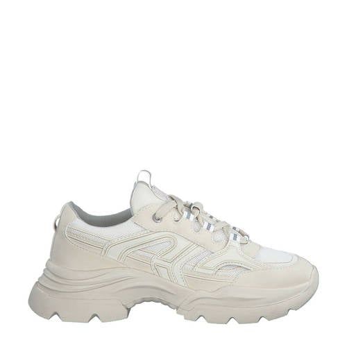 s.Oliver leren chunky sneakers beige
