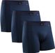 DANISH ENDURANCE Boxershorts - Katoenen Ondergoed - Klassieke Pasvorm - Heren - 3 paar - Marineblauw - XXL