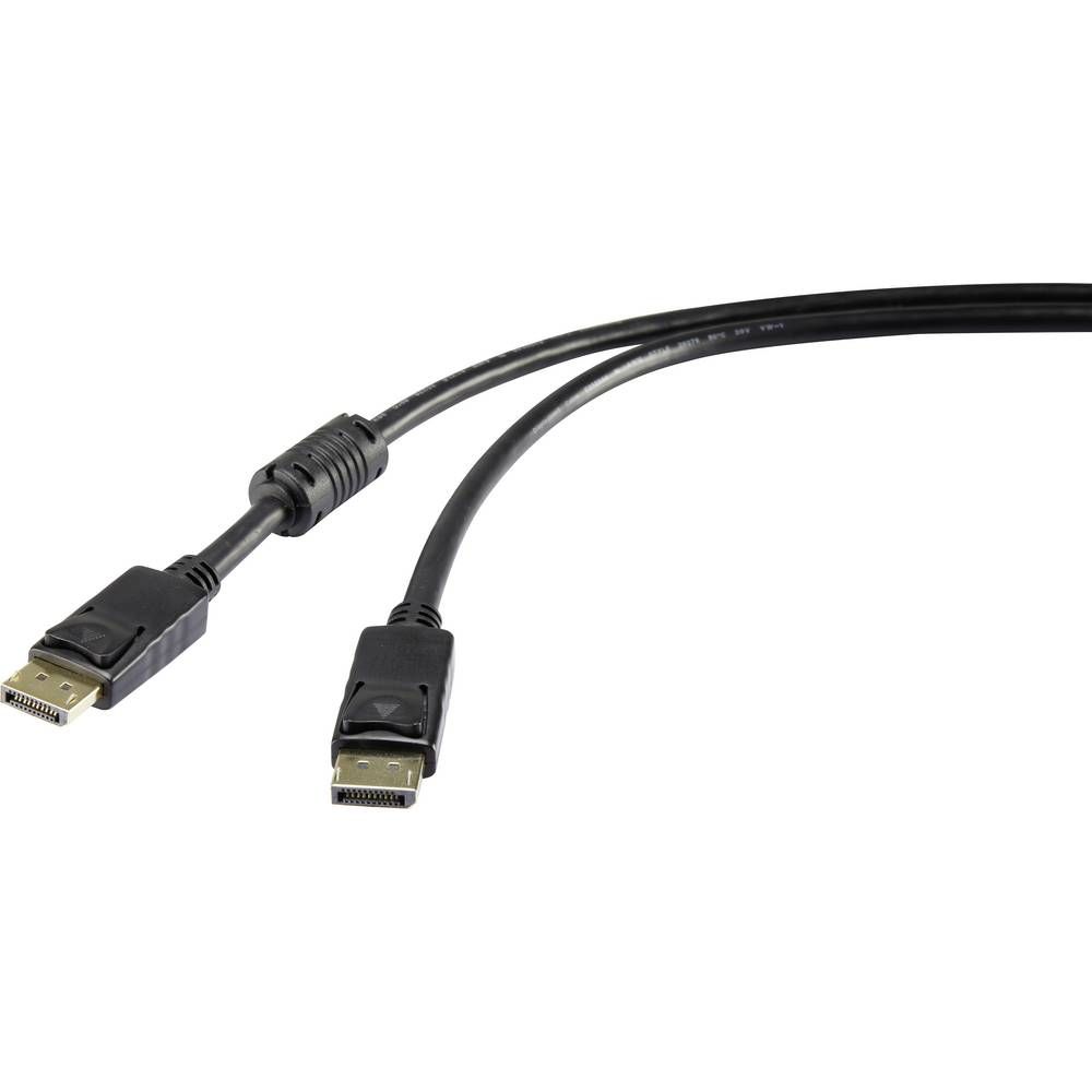 Renkforce DisplayPort Cable - 3m - Black - 4K
