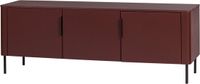 WOOOD Gunnar Tv Meubel 154 cm - Grenen - Bordeauxrood