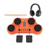 Gear4music VISIONPAD-6 Elektronisch Drumpad, Pakket, Oranje