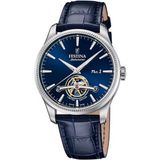 Festina F1902/6 Montre homme automatique cuir bleu