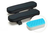 LargeLeaf Stoel armleuning Kussens Elleboog Kussen Drukontlasting Bureaustoel Gaming Stoel Armsteun met Memory Foam Armsteun Pads 2-delige set stoel (koelgel)