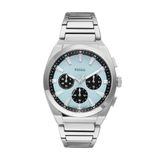 Fossil Everett FS6105 Herenhorloge, 44MM zilver roestvrij staal