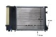 MAHLE CR 483 000S Radiateur du moteur ailettes jointes mécaniquement, boîte de vitesses manuelle